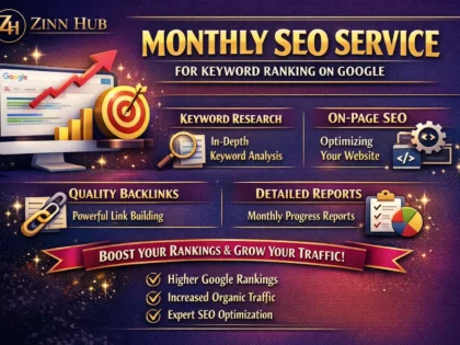 do monthly SEO service for keyword ranking on google