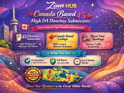 Canada Based 45 High Da Directory Submissions 2 Canada Based 45 High Da Directory Submissions