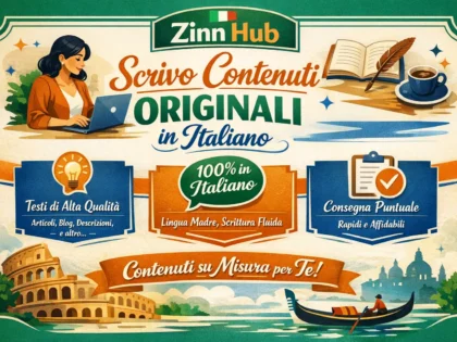 write original content in italian