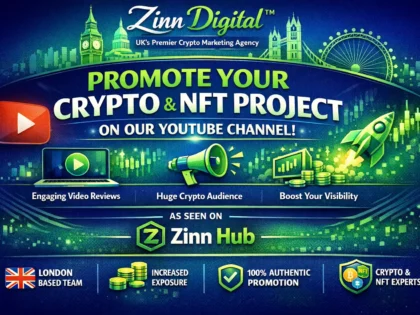 Promote your crypto or NFT project on our YouTube channel