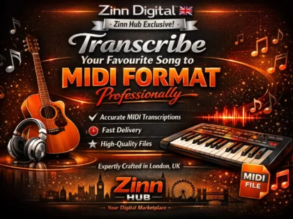 Transcribe your favourite song to MIDI format professionally