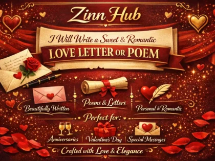 write a sweet and romantic love letter or poem