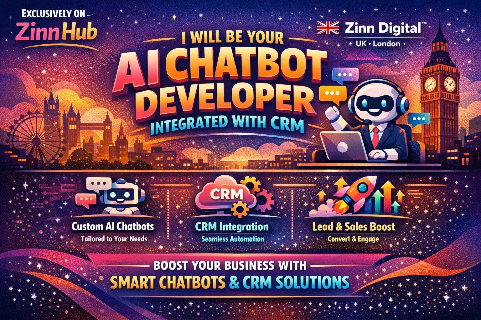 Be Your Ai Chatbot Developer Integrated With Crm 1 Be Your Ai Chatbot Developer Integrated With Crm