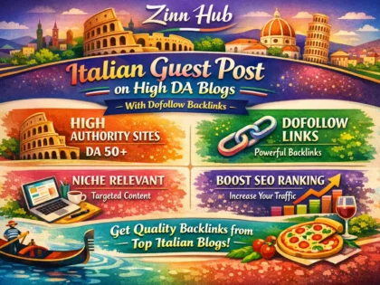 do italian guest post on high da blogs with dofollow backlinks