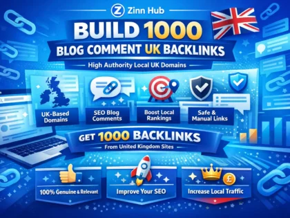 Build 1000 Blog Comment United Kingdom Backlinks Local Uk Domains