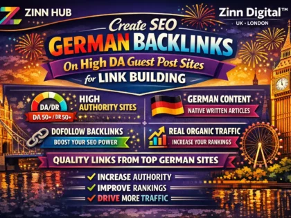 Create SEO German Backlinks on High DA Guest Post Sites for Link Building