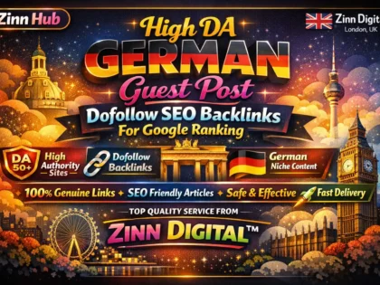 High DA German guest post dofollow SEO backlinks for Google ranking