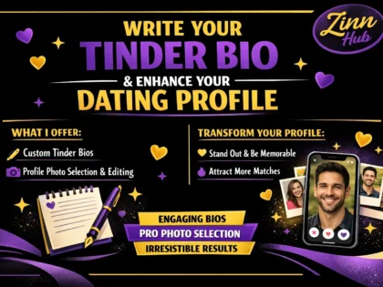 Write Your Tinder Bio And Select Or Edit The Best Dating Profile Photos