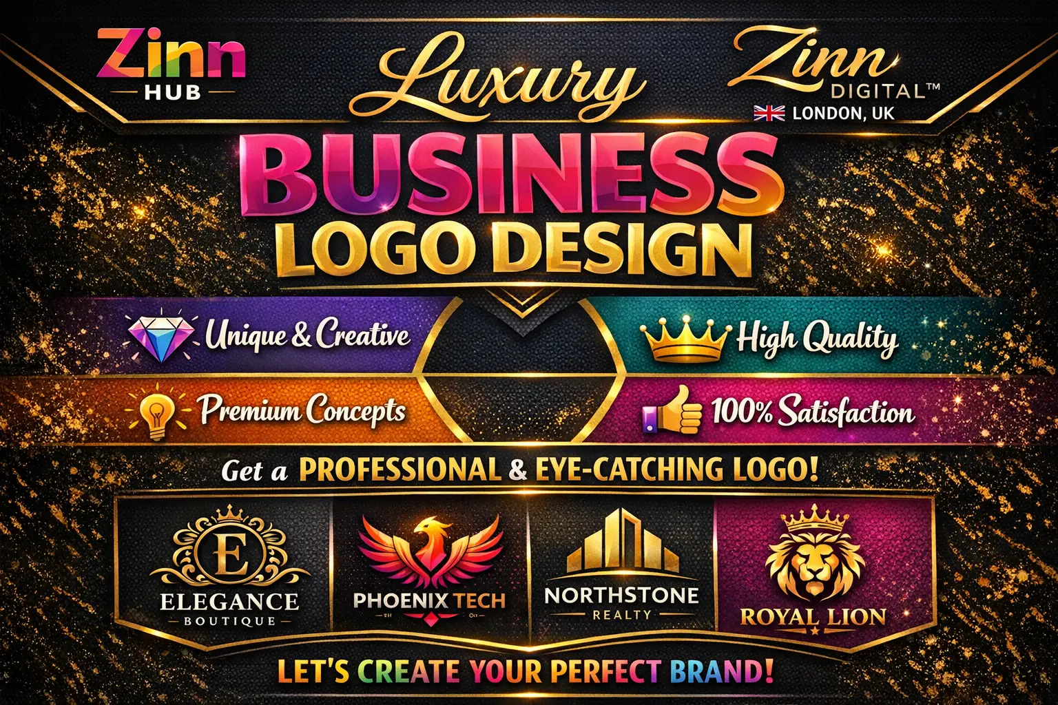 Create Luxury Professional Unique Business Logo Design 1 Create Luxury Professional Unique Business Logo Design