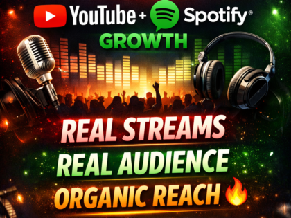 I will promote your music on YouTube and Spotify for real streams and visibility