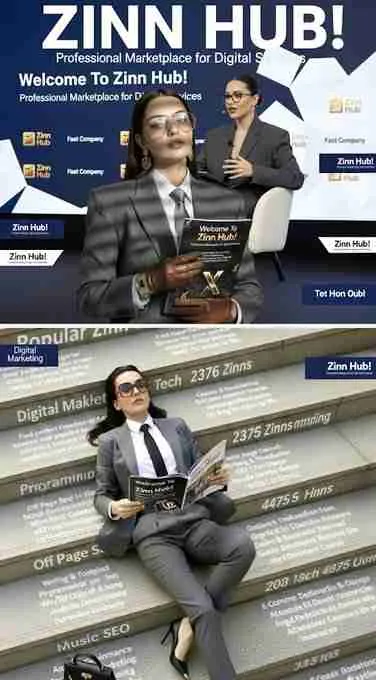 Zinn Hub Promotional Image By Queenofredrosess