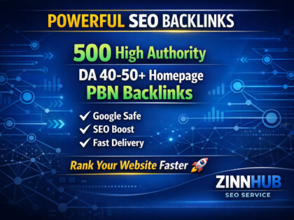 I Will Build 50-500 High Da 40-50+ Homepage Pbn Backlinks To Boost Seo Rankings + Bonus Backlinks 11 &Amp;Raquo; Zinn Hub