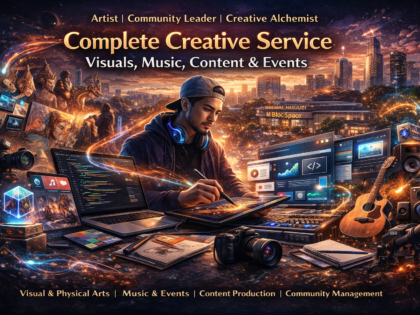 Complete Creative Service Visuals, Music, Content & Events