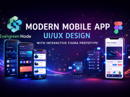 Professional UI/UX Mobile App Design with Interactive Prototype