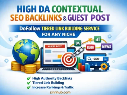 I Will Build High DA Contextual SEO Backlinks & Guest Posts With a Tiered DoFollow Link Building Strategy
