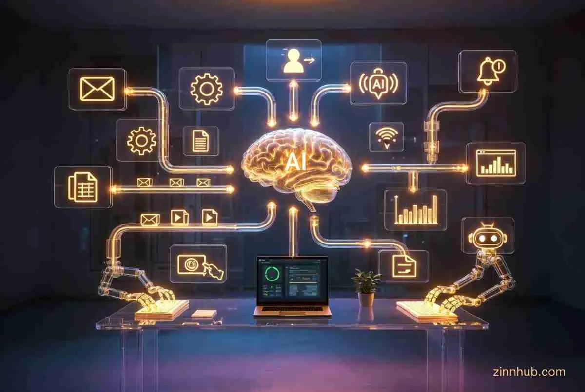 I Will Build Custom Automations And Ai-Integrated Workflows Using Make And Zapier — Per Hour 2 I Will Build Custom Automations And Ai-Integrated Workflows Using Make And Zapier — Per Hour - Image 2