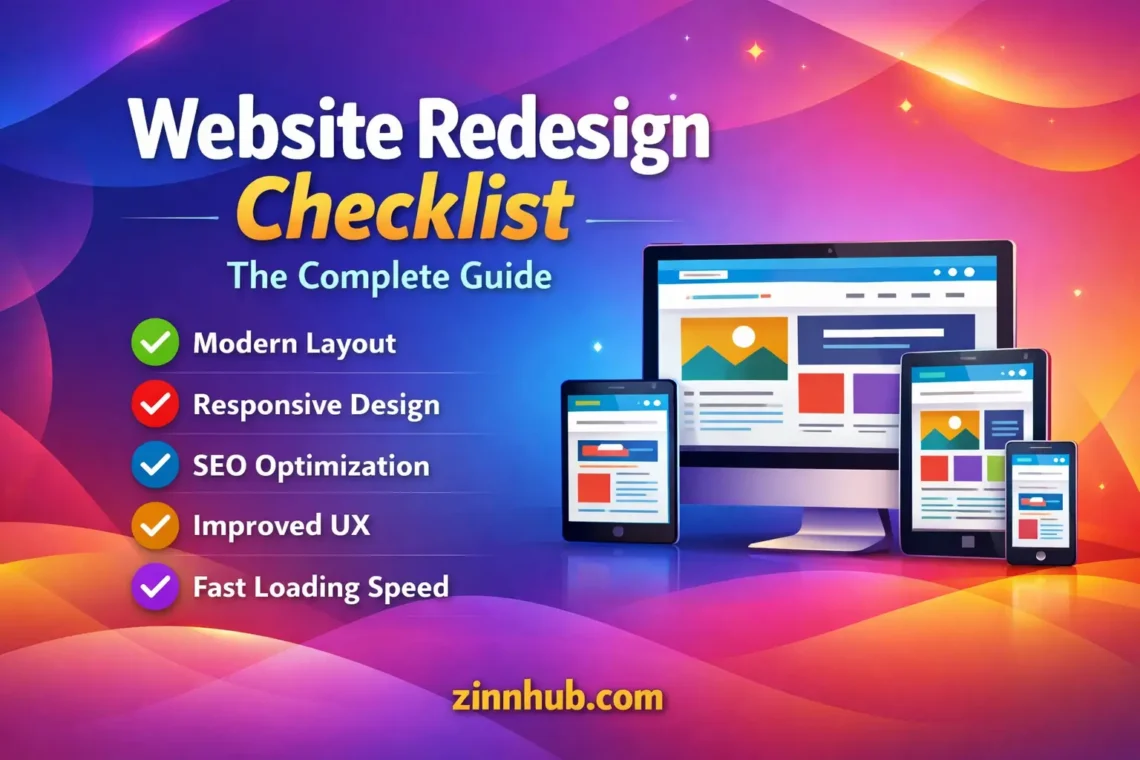 Lista de Verificação de Redesign de Site — O Guia Completo 4 Lista de Verificação de Redesign de Website — O Guia Completo