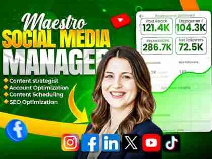 I will plan, create and manage high-converting social media content for your brand