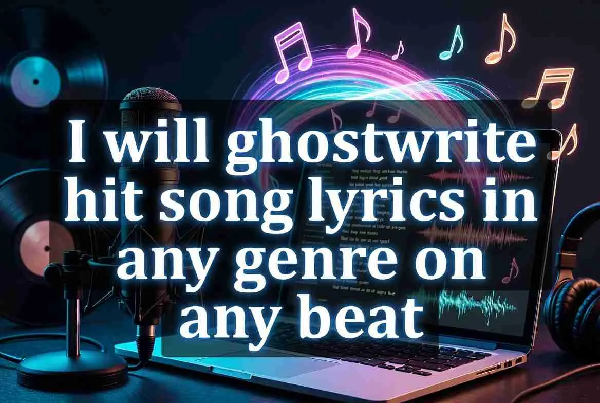 I Will Ghostwrite Hit Song Lyrics In Any Genre On Any Beat 2 I Will Ghostwrite Hit Song Lyrics In Any Genre On Any Beat - Image 2