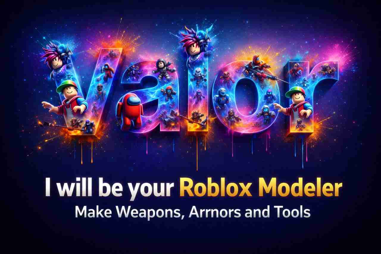I Will Create Custom Roblox 3D Armor Sets And Weapons In Low, Mid, Or High Poly 2 I Will Create Custom Roblox 3D Armor Sets And Weapons In Low, Mid, Or High Poly - Image 2