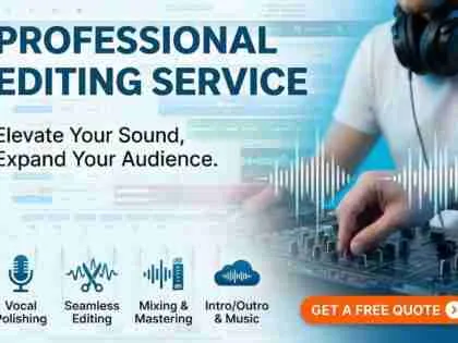 I Will Edit Your Podcast for Clean, Clear & Professional Sound