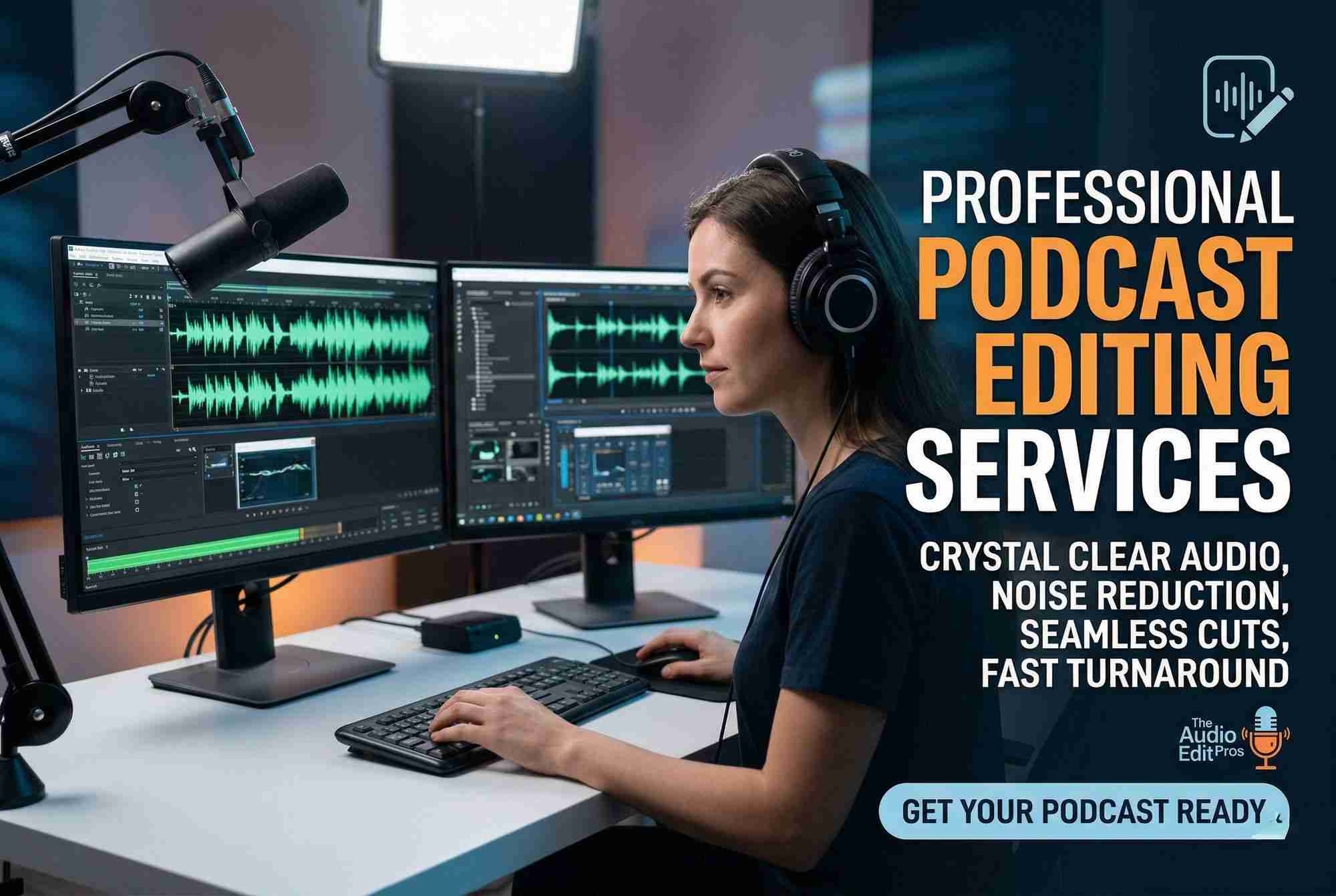 I Will Edit Your Podcast For Clean, Clear &Amp; Professional Sound 2 I Will Edit Your Podcast For Clean, Clear &Amp; Professional Sound - Image 2