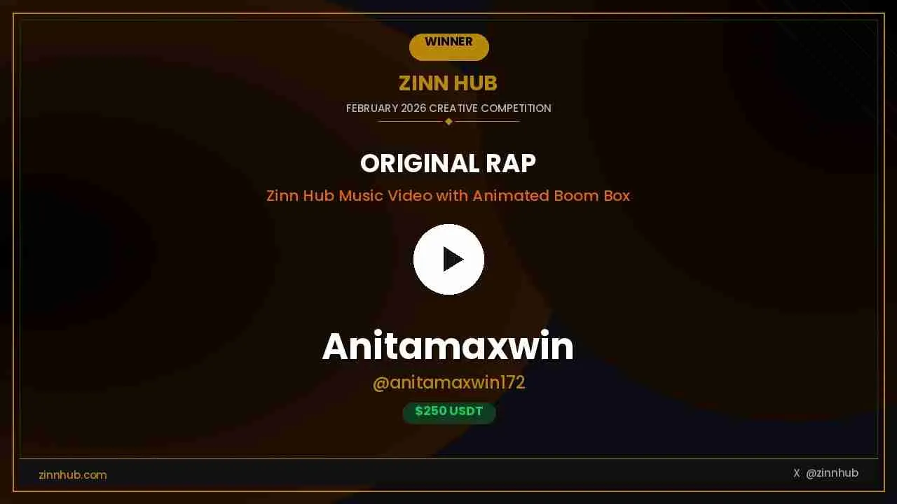 Zinn Hub Original Rap Music Video With Animated Boom Box By Anitamaxwin