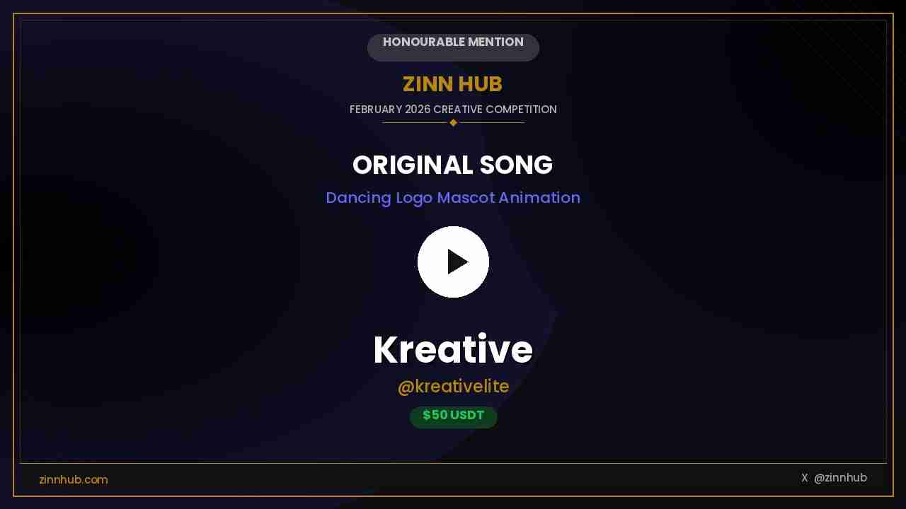 Zinn Hub Original Song With Dancing Logo Mascot Animation By Kreative