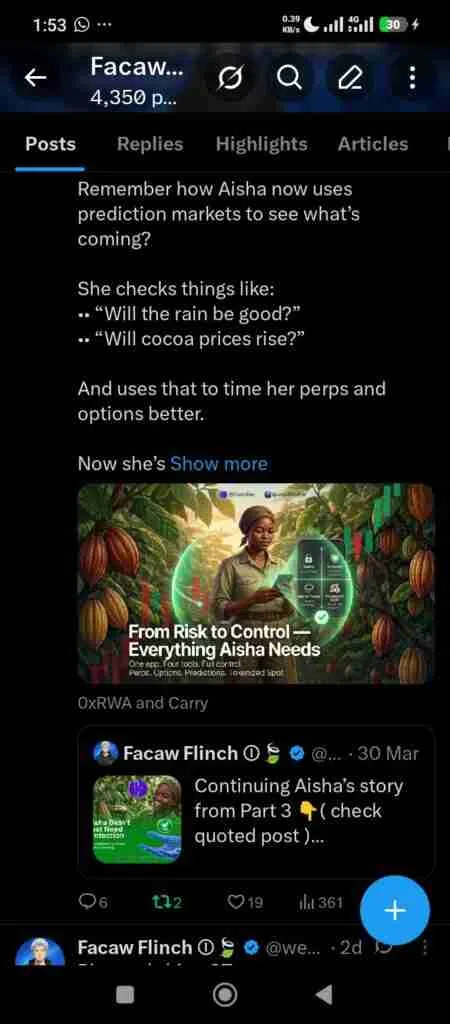 Content for an Exchange