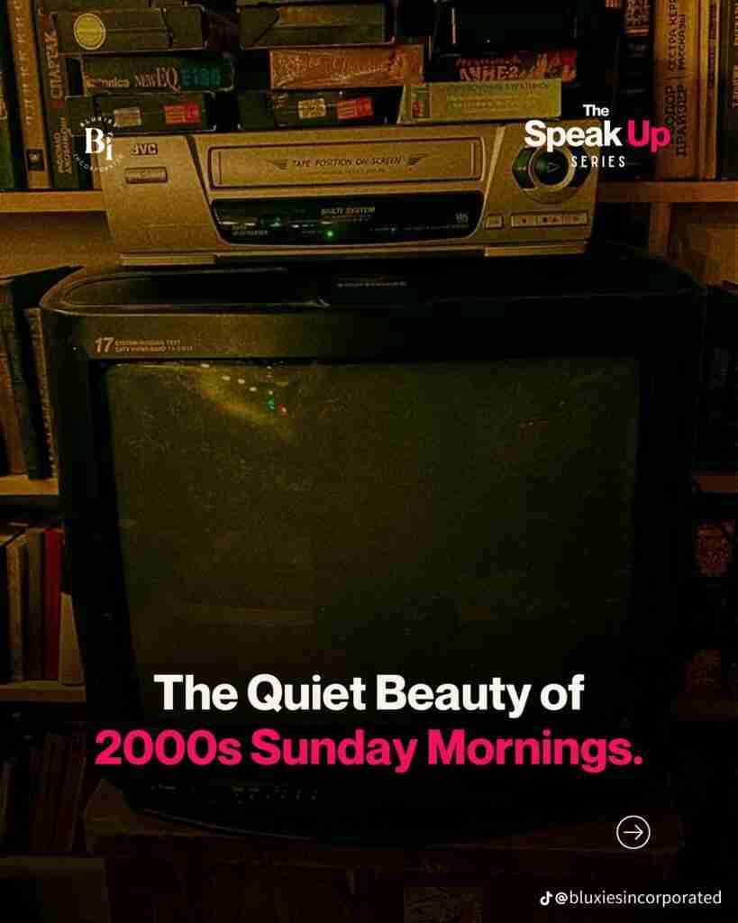 Community Article - "The Quiet Beauty of 2000s Sunday Mornings."