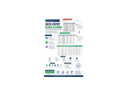 I will organize, clean, and deduplicate your Excel or Google Sheets Data.