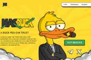 Memecoin Landing Page