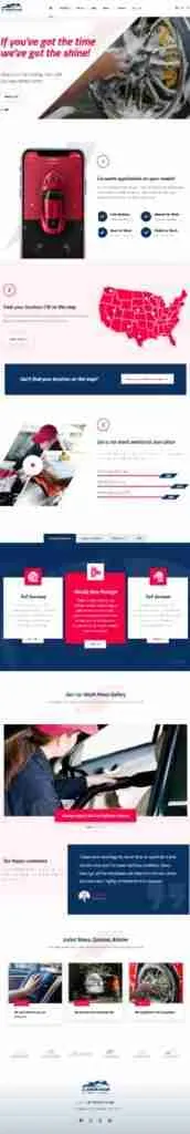 Website Design for Car wash owner