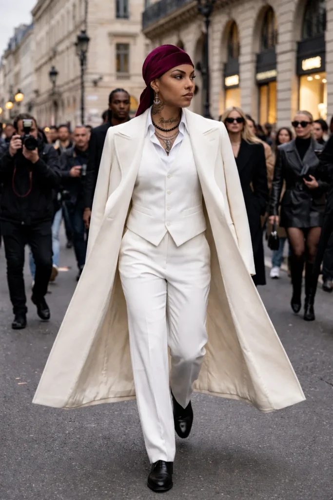 Fashion street-style visual