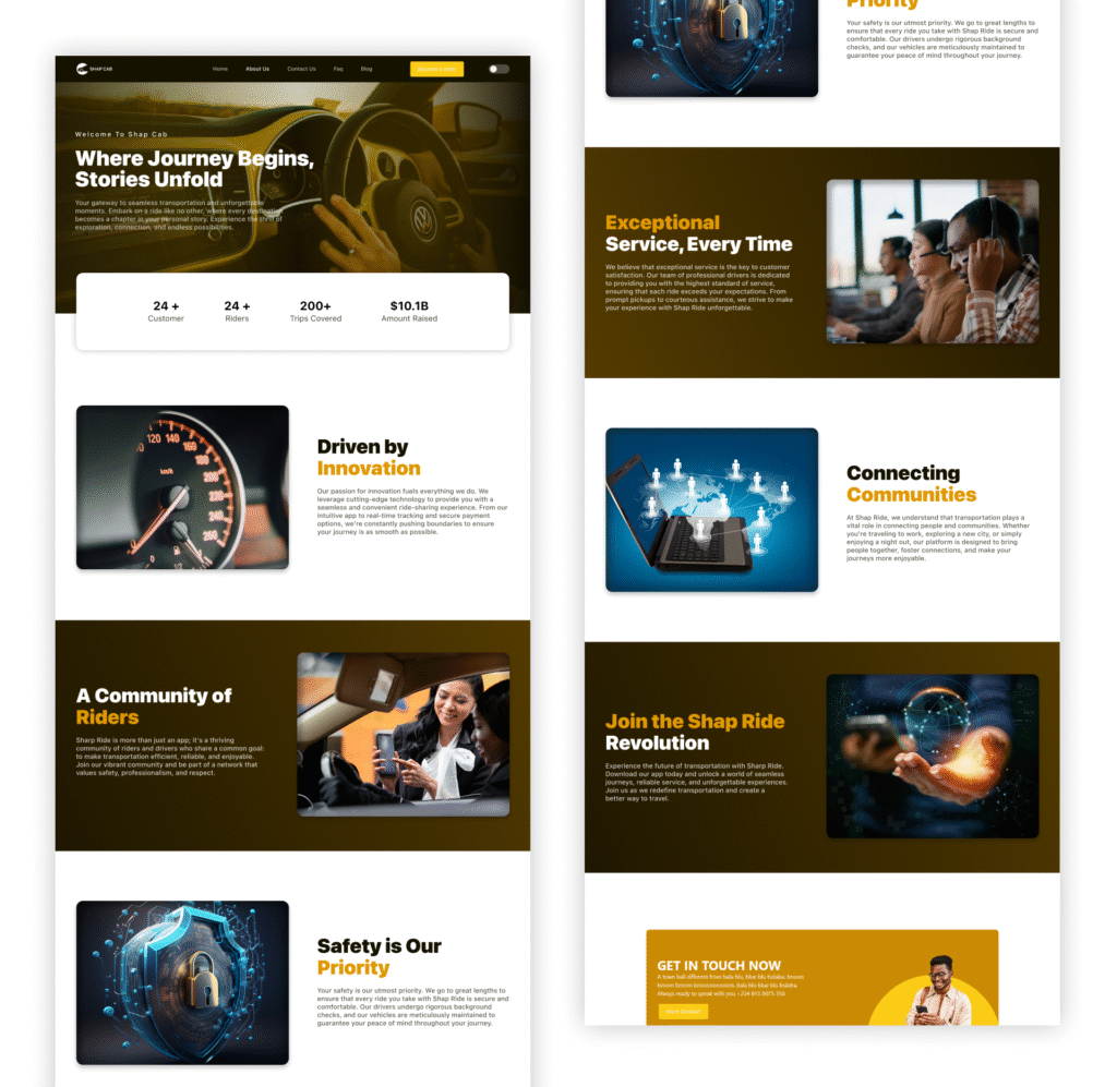 Landing Page UI Design