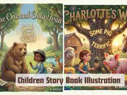 I Will Create Cute and Colorful Kids Book Illustrations