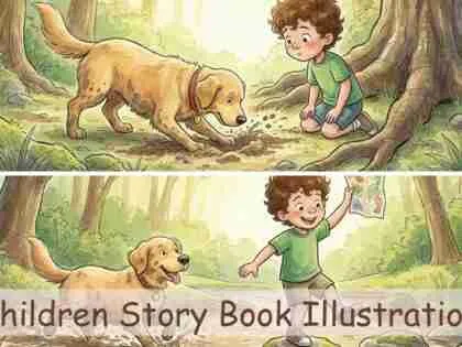 I Will Illustrate Your Kids Storybook with High-Quality Artwork