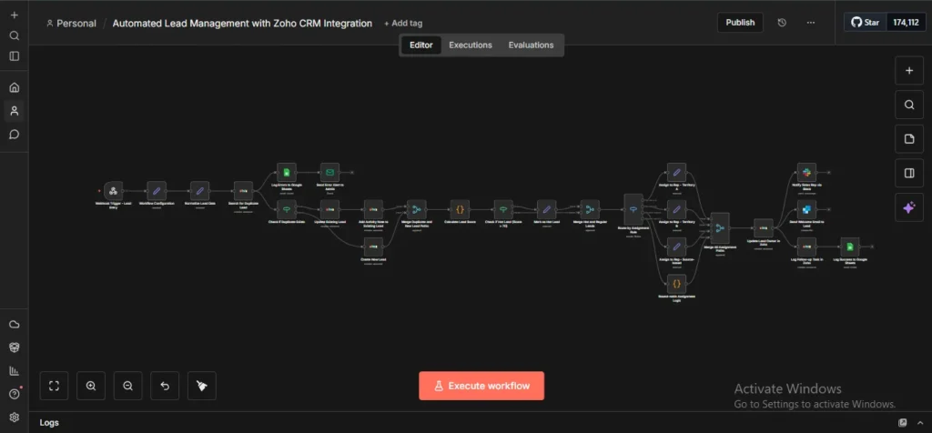 Automated Lead Management & Zoho CRM Integration