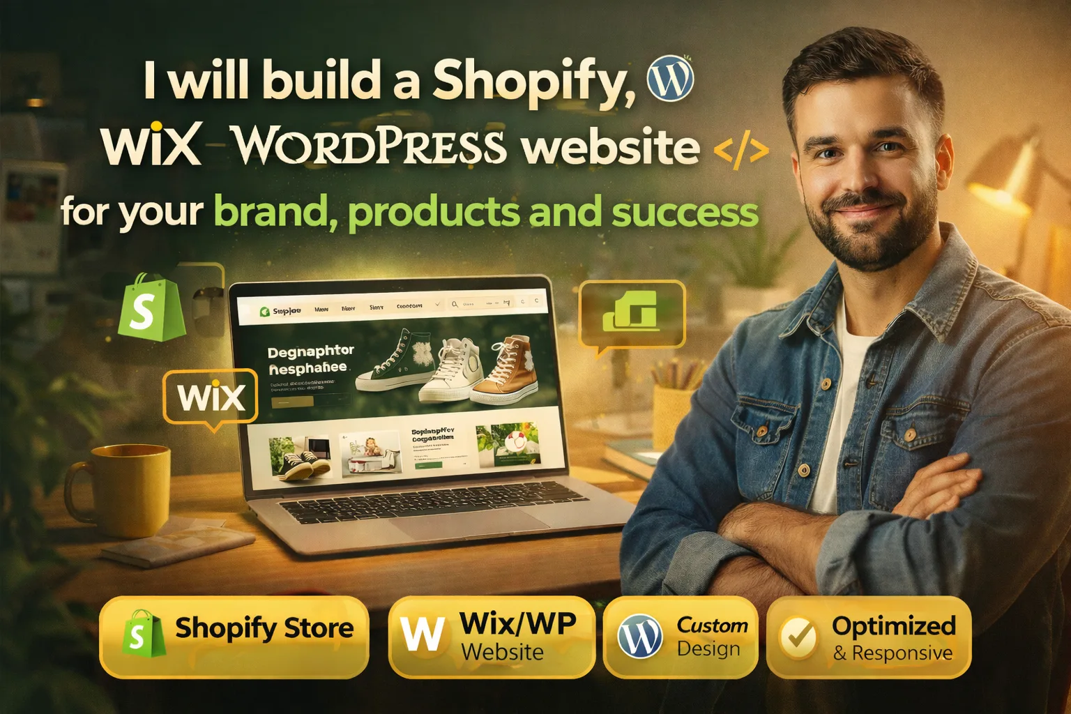 I Will Build A Professional Shopify Or Wordpress Ecommerce Website For Your Business 1 I Will Build A Professional Shopify Or Wordpress Ecommerce Website For Your Business