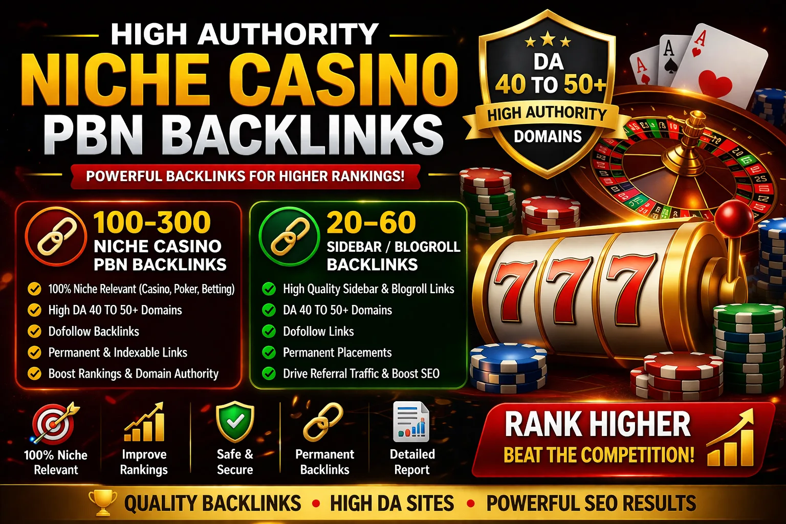 I Will Build 100-300 Niche Casino Pbn Backlinks With 20-60 Sidebar Blogroll Links Da 40–50+ 1 I Will Build 100-300 Niche Casino Pbn Backlinks With 20-60 Sidebar Blogroll Links Da 40–50+