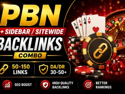PBN + Sidebar / Sitewide Backlinks Combo (50–150 Links DA/DR 30–50+) SEO Boost
