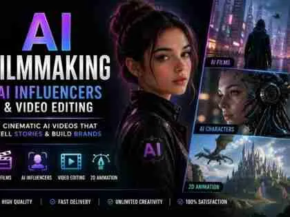 I will create cinematic AI videos for your brand or social media