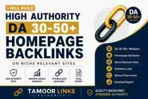 High Authority Backlinks Campaign (DA 30–50+)