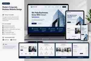 Modern Corporate Business Website Design