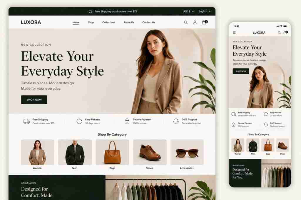 High-Converting Shopify Store Redesign for eCommerce Growth
