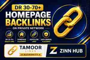 High Quality DR 30–70+ Backlinks