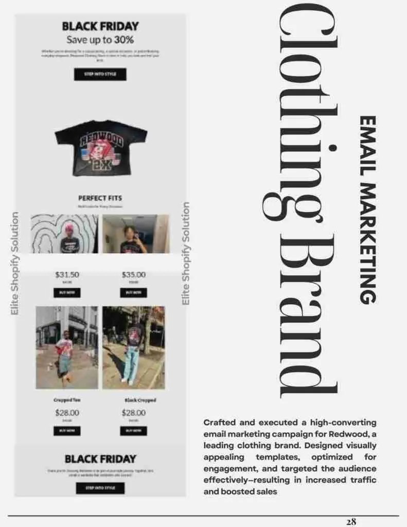 Email Marketing For A Clothing Brand