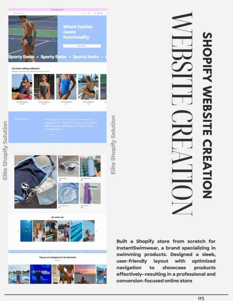 SHOPIFY WEBSITE CREATION