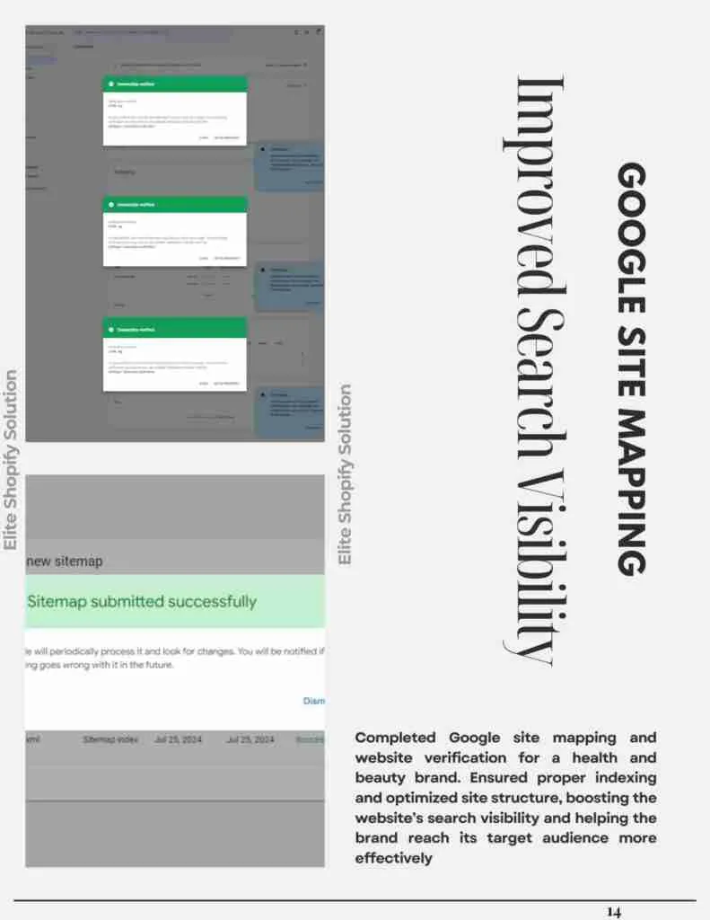 Google Site Mapping. Improved Search Visibility