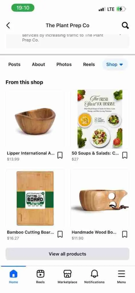Social Media Shops